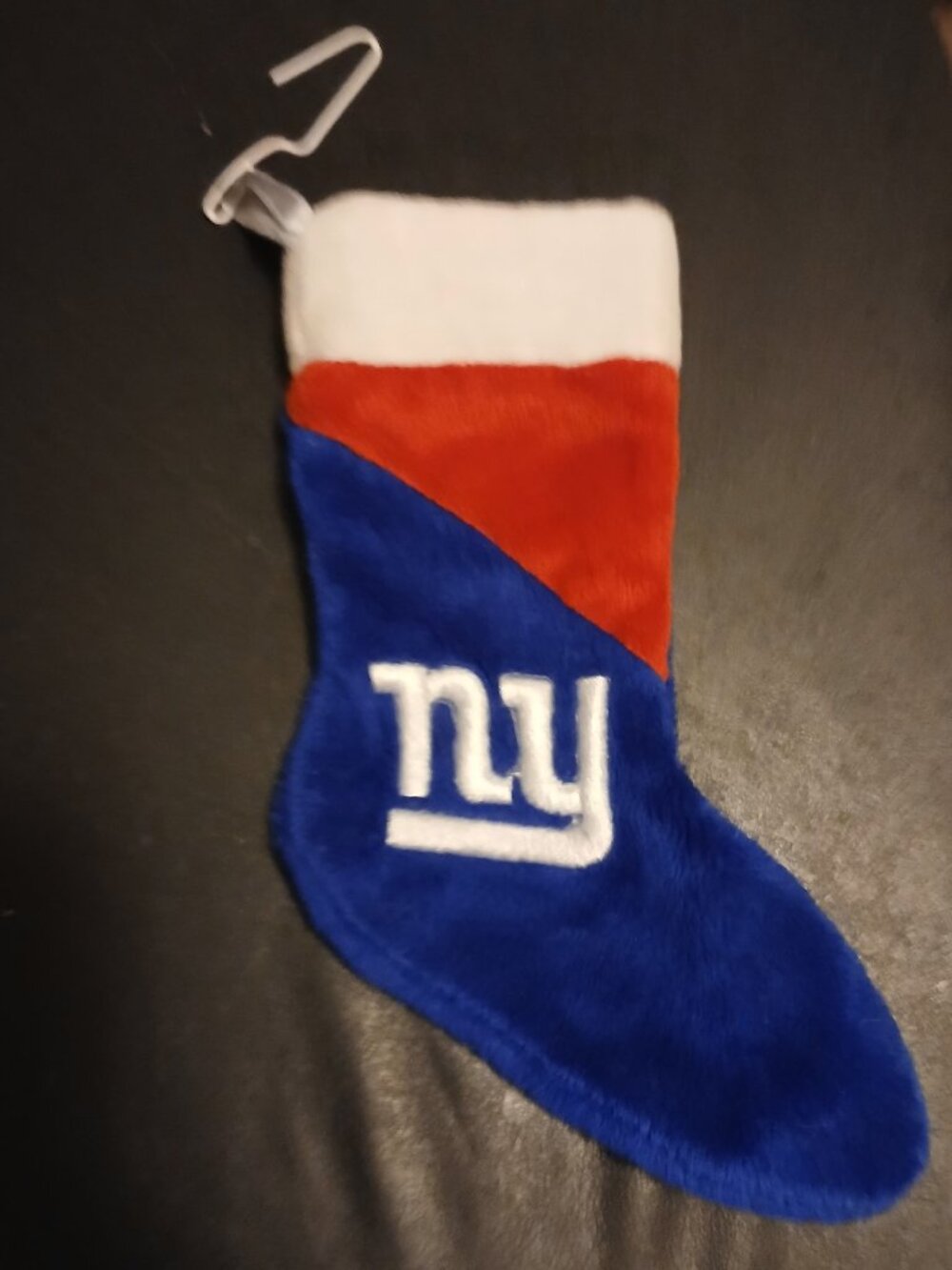New York Giants Christmas Stocking My Forever Collectibles NFL Blue Red